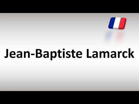 How to Pronounce Jean-Baptiste Lamarck (French)
