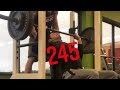 Crazy 245 Shoulder Press PR - Full Progression