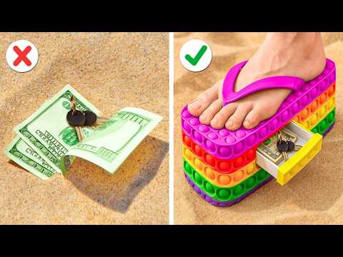 💸🔥 VIP vs. DIY-Camping-Challenge! Wer hat die besten Urlaubs-Hacks?! 😱