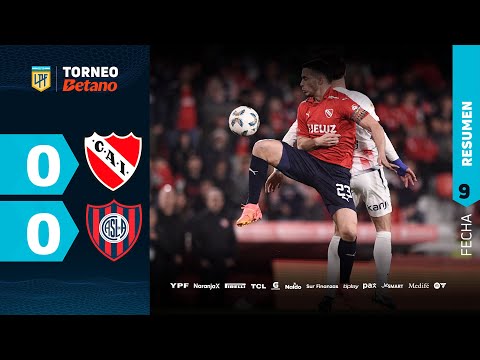 INDEPENDIENTE 0 - 0 SAN LORENZO I Resumen del partido | #TorneoBetano 2024