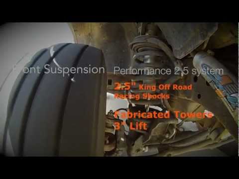 Carli Suspension Dodge Chase truck Install and Playing in Pismo