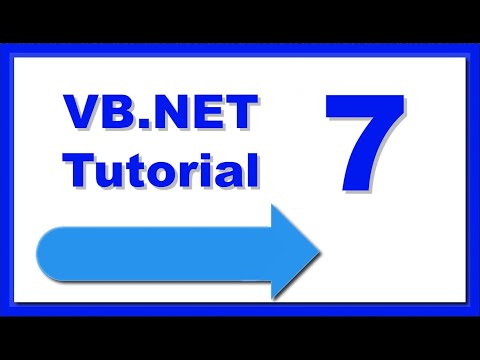 VB.NET Tutorial 7 - Eigene Prozeduren ohne Ereignis erstellen (Methoden - Subs, Funktionen)