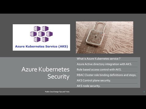 Azure Kuberenetes service Security | RBAC | ​AKS Control plane and node security