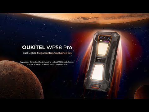Миниатюра изображения товара Смартфон Oukitel WP58 Pro 8GB/512GB (черный)