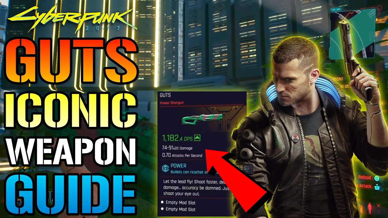 Cyberpunk 2077 New Edgerunner Weapon! "GUTS" ICONIC Shotgun! How To Get It TODAY! (Location