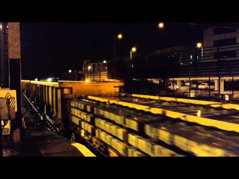 EXTREMELY RARE!! Colas rail freight train departs Brighton