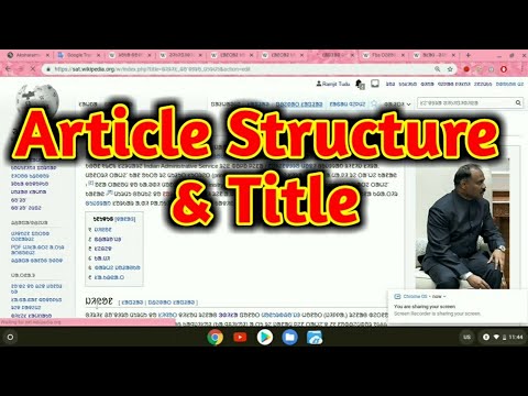 Article structure & title (santali wikipedia tutorial) | ᱚᱱᱚᱞ ᱜᱚᱲᱦᱚᱱ ᱟᱨ ᱥᱟᱛᱟᱢ ᱧᱩᱛᱩᱢ ᱚᱞ ᱦᱚᱨᱟ