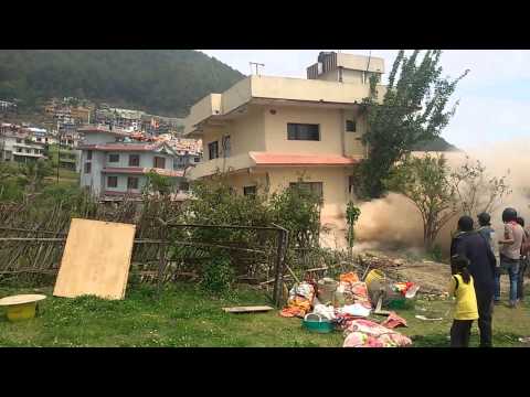 Nepal Earthquake 2015 Building Collapsed in Ramkot