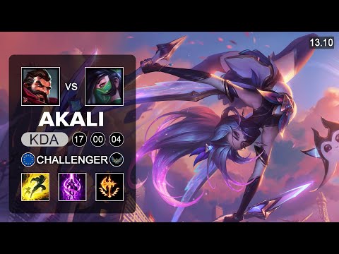 Akali vs Graves Top - EUW Challenger - Patch 13.10 Season 13