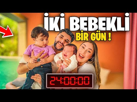 24 HOURS 2 BABIES CHALLENGE👶👶 | We Became Parents Again (Busy & Sweet Vlog) 🍼💕