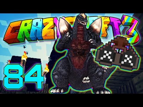 Minecraft Crazy Craft 3.0: KILLING THE KING & MOBZILLA WITH CHEMICAL-X! #84 (Moded Roleplay)