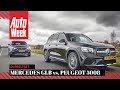 Mercedes-Benz GLB vs. Peugeot 5008 - AutoWeek Dubbeltest - English subtitles