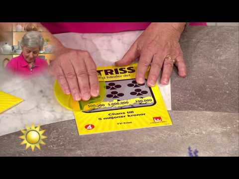Pensionären Agneta skrapar triss - vad gör hon med vinsten? - Nyhetsmorgon (TV4)