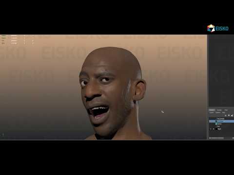 Advanced 3D Facial Rig for Maya - Eisko