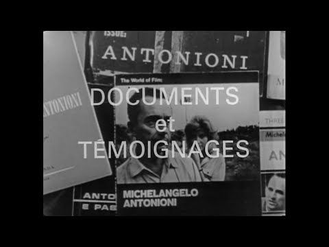 Michelangelo ANTONIONI: Documents and Testimonials (TV) 1965 in Italian & French 2K📽