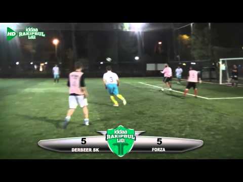 iddaa Rakipbul Halı Saha Ligi Derbeder Sk  Forza 5 Maç Özeti