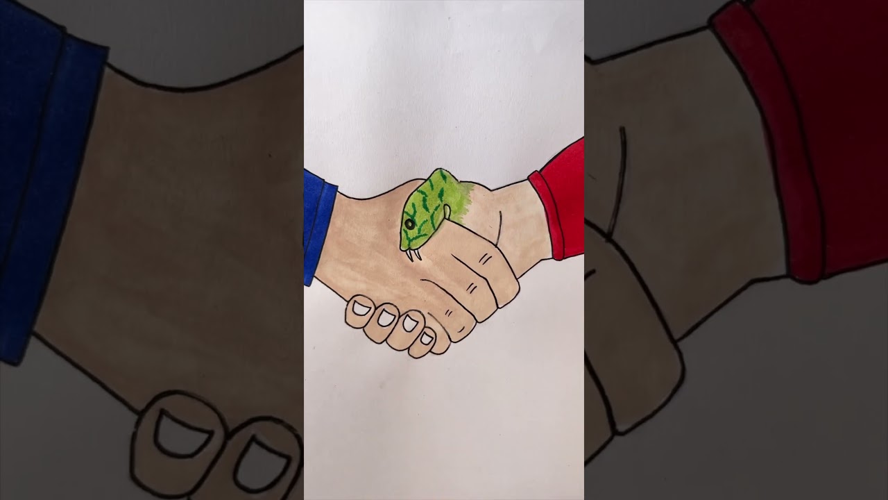 Beware of a fake person 🥺#shorts #art #satisfying