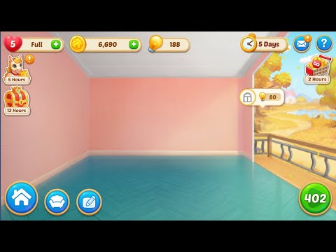 Matchington Mansion 402 level 💥🌸🔥no💣🧨 Gameplay Story 2020