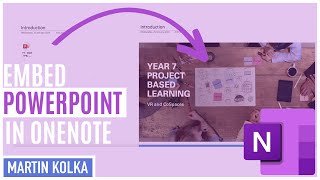 Embed PowerPoint in OneNote