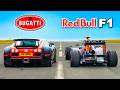 Bugatti Veyron V Red Bull F1 Car DRAG RACE