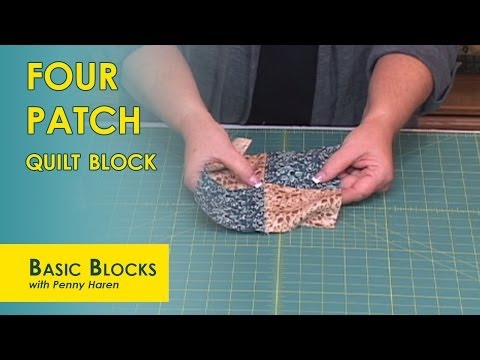 Four Patch Block   a simple technique for perfect blocks