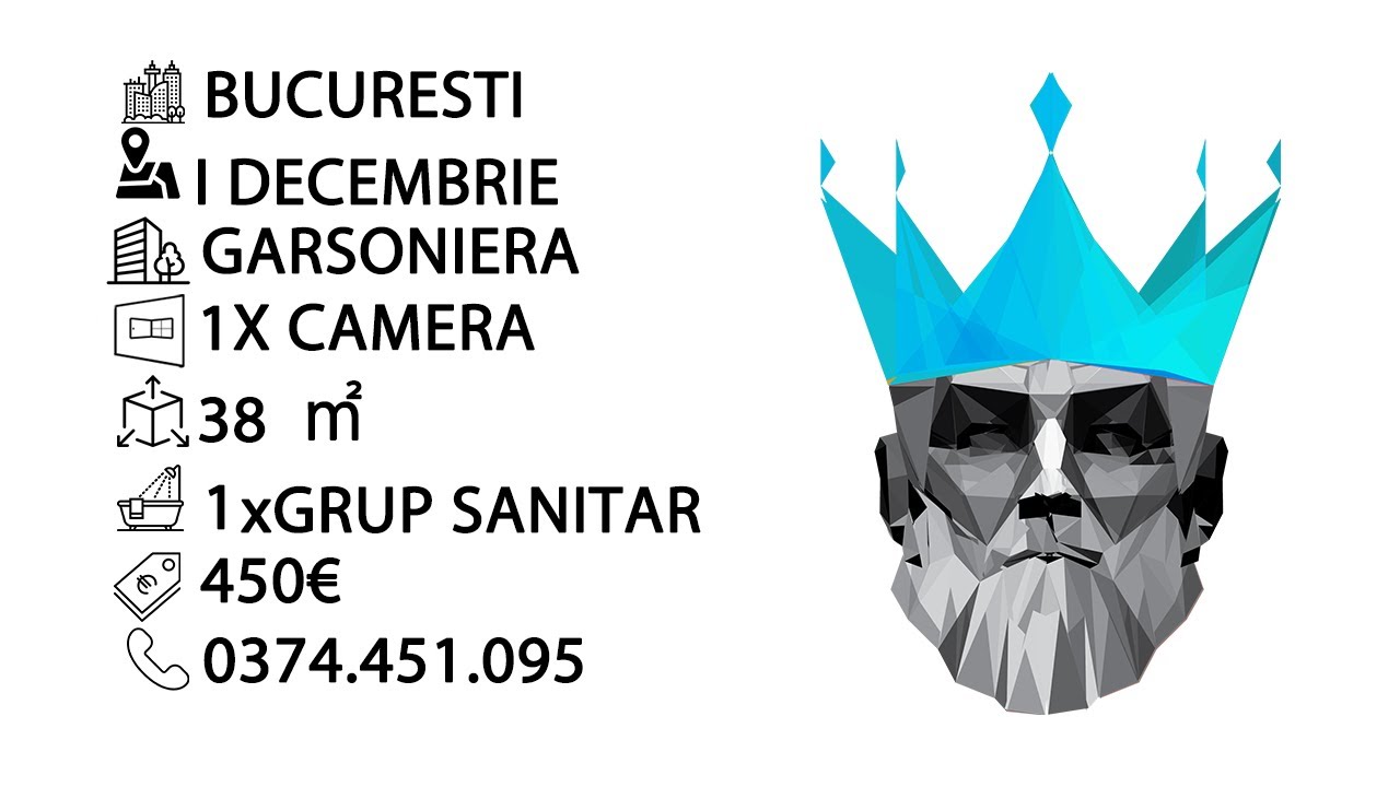 Tur video Studio Grozavesti | Centrala Proprie | Pat | Balcon