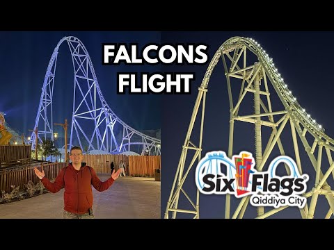 Falcons Flight FIRST RIDE & Review - Six Flags Qiddiya City