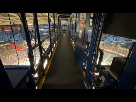 Walk the broadcast booth above the Stadium