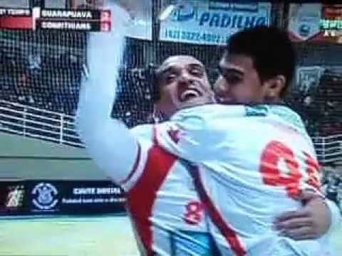 Gol  do  Harry  no jogo   de  Futsal Guarapuava   x  Corinthians.