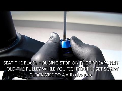 2018 GRIP REMOTE TOPCAP INTERFACE PART INSTALL PUSH TO LOCK (RIDER'S 1 O'CLOCK CABLE EXIT)