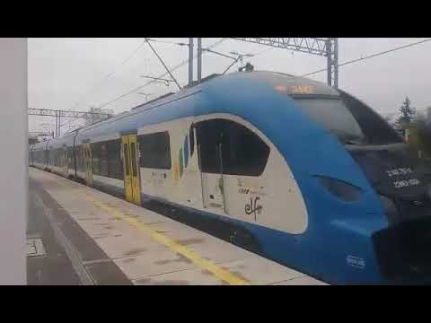 Pesa elf II odjazd ze stacji Częstochowa raków.