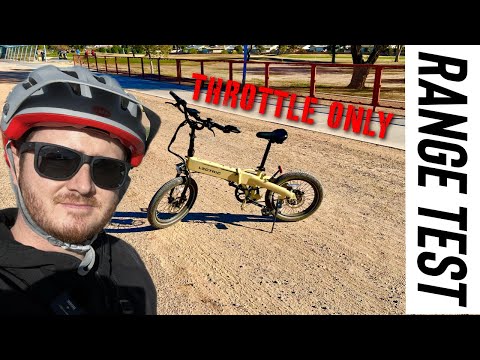 Going the DISTANCE! Lectric XP Lite 2.0 THROTTLE ONLY Range Test