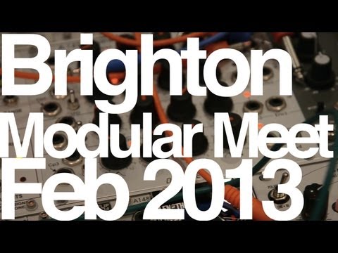 Muffwiggler Brighton UK Modular Synth Meet February 2013 University of Sussex