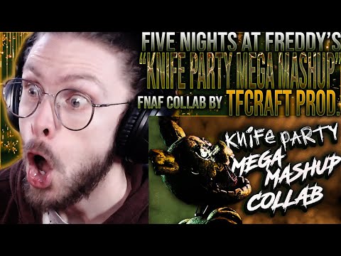 Vapor Reacts #1252 | FNAF MEGA COLLAB "Knife Party Mega Mashup" by @TF.541 REACTION!!