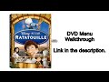 Ratatouille 2007 DVD Menu Walkthrough
