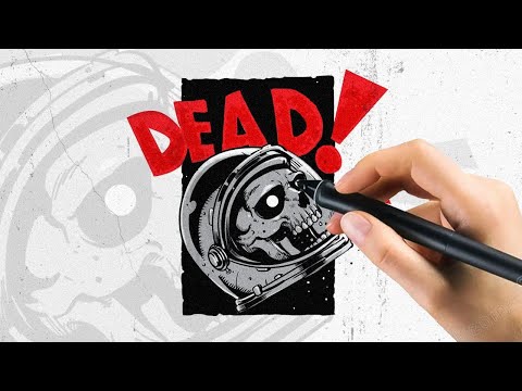 Draw a Dead Astronaut in Adobe Illustrator