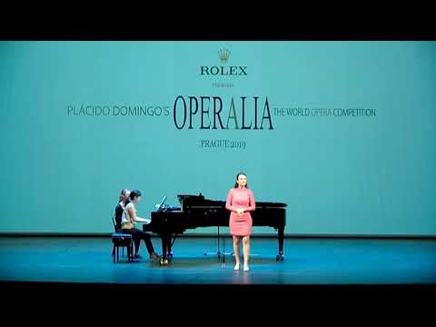 Lada Bockova sings Janáček at Plácido Domingo's Operalia 2019