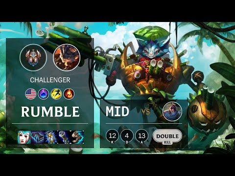 Rumble Mid vs Yasuo - NA Challenger Patch 10.16