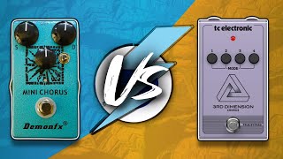 Video thumbnail for Which is THE Chorus clone?! Demon FX Mini Chorus Vs TC Electronic 3rd Dimension by Budget Pedal Chap