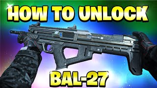 HOW TO UNLOCK THE BAL-27 IN MW3! (Really Quick)