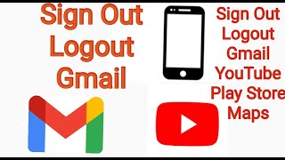 How to Sign Out/ Logout/ Remove a Gmail Account from your Mobile in English with subtitles?