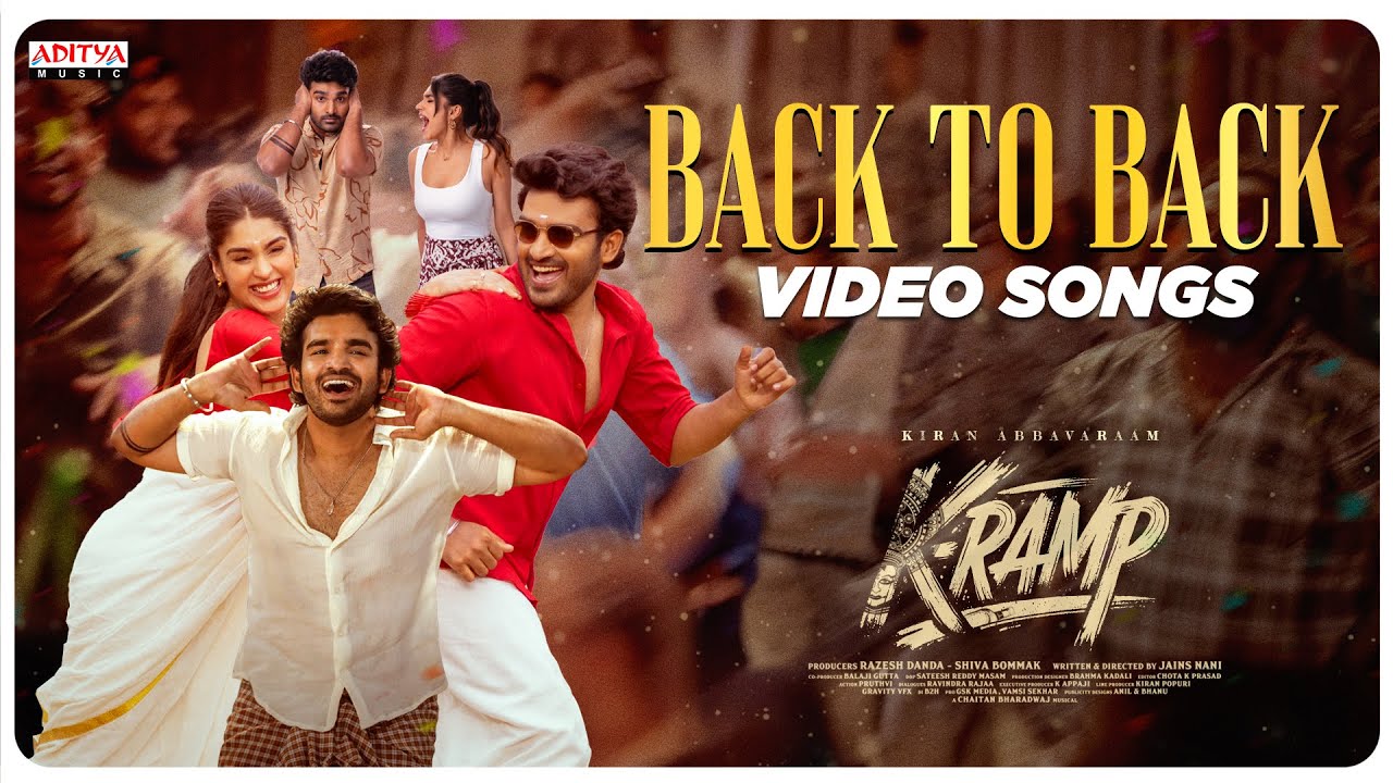 K-RAMP Back To Back Video Songs | Kiran Abbavaraam | Yukti Thareja | Jains Nani | Chaitan Bhardwaj