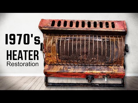 🔥A Rare Old Age Gas Heater Restoration | 70's Unique Piece