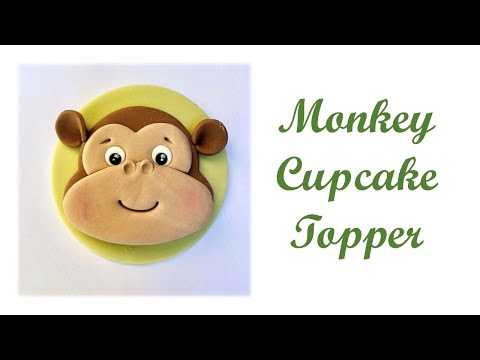 Monkey cupcake cutter set