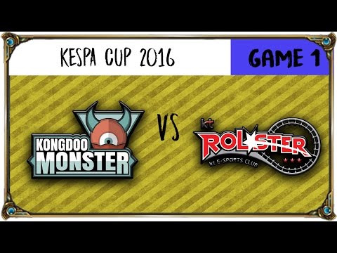 KDM vs KT Rolsters Highlights Game 1 Kespa Cup 2016 R8