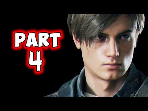 RESIDENT EVIL 2 REMAKE Walkthrough Gameplay Part 4 - New Zombie Type!!