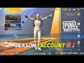 PLAYING IN SEASON 1 ACCOUNT 🥵🔥 WITH WHITE COMMANDER SET MOST RARE IN - PUBG MOBILE LITE