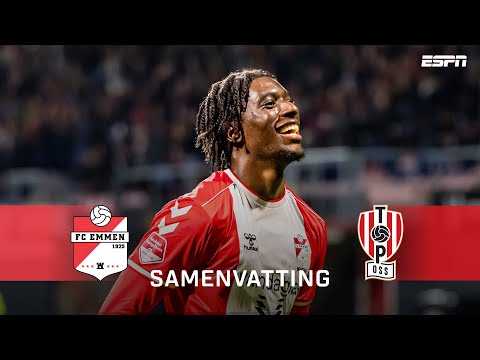😯DOMME RODE KAART komt TOP Oss duur te staan 🟥| Samenvatting FC Emmen - TOP Oss