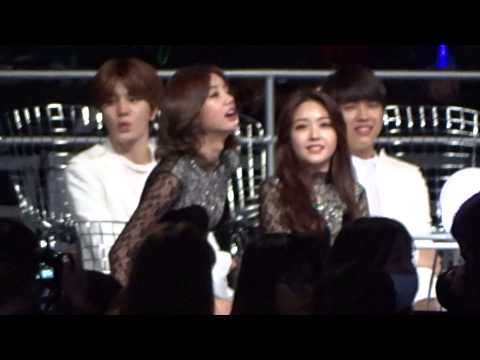 141203 INFINITE 인피니트 and Girl's Day at 2014 MAMA K-POP Fan's Choice Female