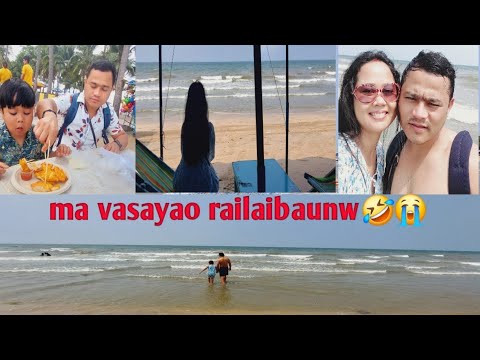 Bang Saen beach Bangkok 🏖// Masoom Brahma
